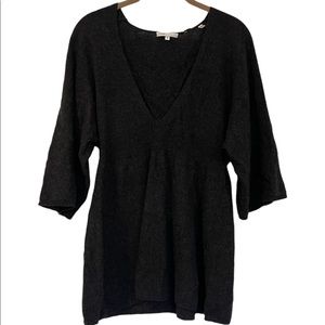 Vince Vneck Babydoll Sweater Half Sleeve Medium